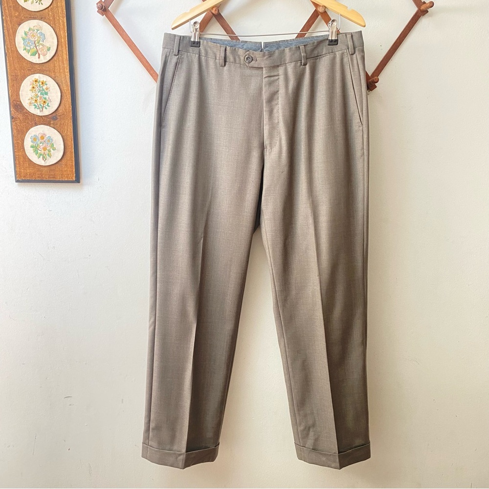 J. Hilburn Vitale Barberis Canonico Virgin Wool Trousers